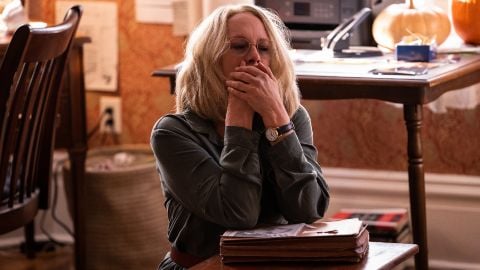la confrontation finale entre Laurie et Michael dans une featurette du film
