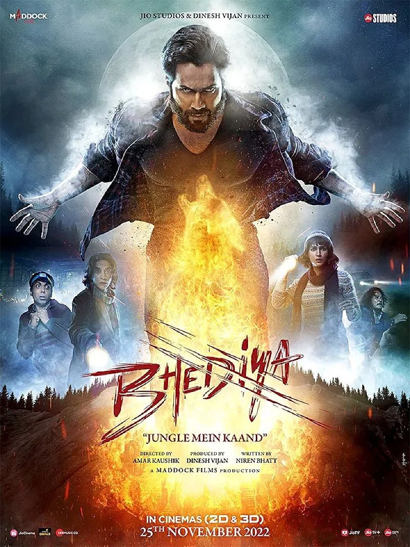 la bande-annonce de la comédie d'horreur Bhediya