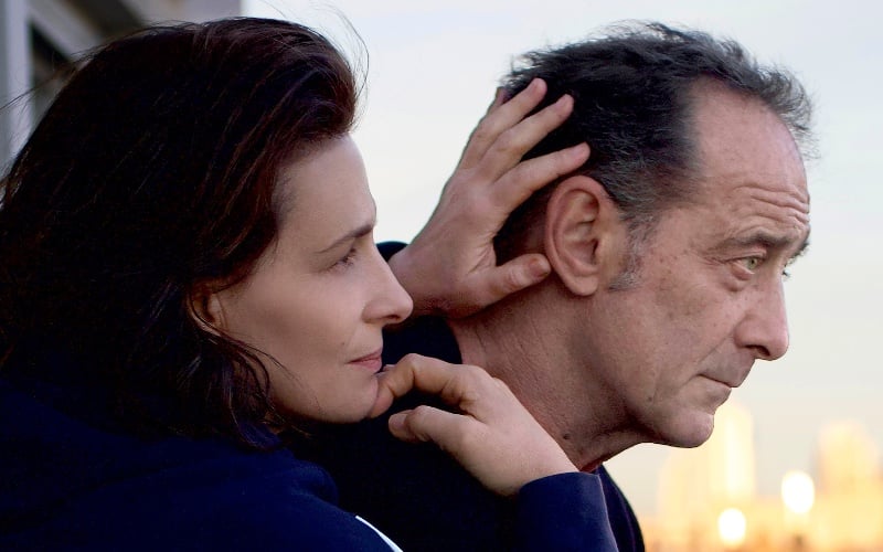 entretien avec Juliette Binoche qui présente Incroci sentimental