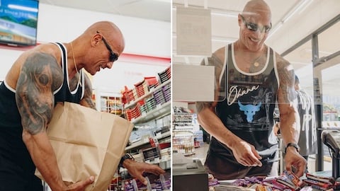 il les achète tous et offre les courses aux personnes présentes