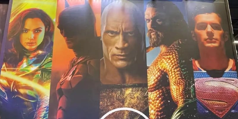 DC Extended Universe, dans une bannière les super-héros qui comptent pour DC Films