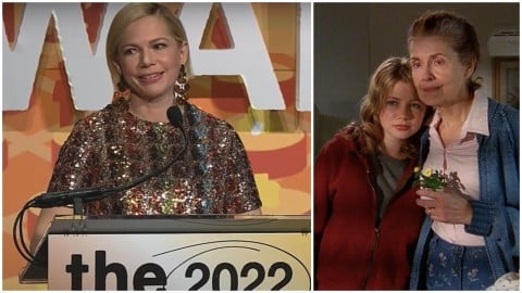 Discours émouvant de Michelle Williams dédiant le prix Gotham à sa "grand-mère" Mary Beth Peil