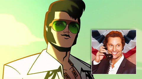 Matthew McConaughey exprime l'agent secret Elvis Presley dans la bande-annonce de la série animée Netflix