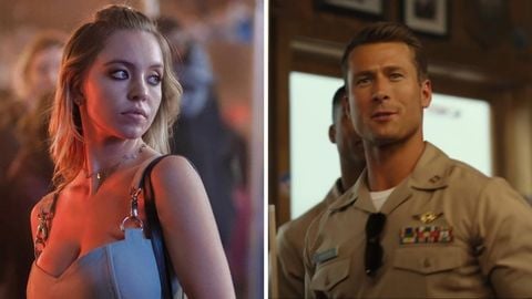 Glen Powell et Sydney Sweeney, premiers clichés de la mer du tournage d'une nouvelle comédie romantique