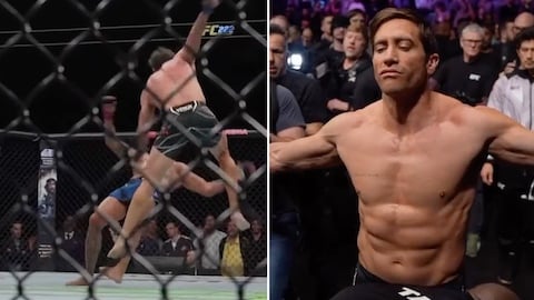 le combat simulé à un vrai combat UFC [video]