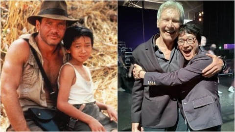 Indiana Jones and the Quadrant of Fate, les retrouvailles entre Harrison Ford et Ke Huy Quan à l'avant-première du film