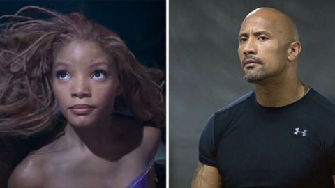 La Petite Sirène, même Dwayne Johnson a regardé le film avec Halle Bailey : qu'en pensez-vous ?