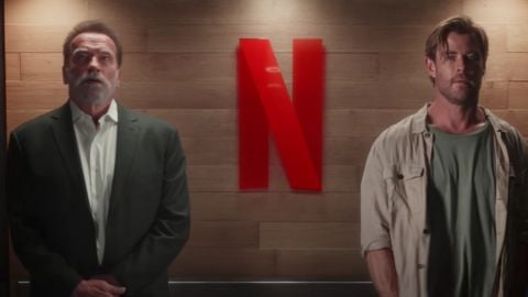 Tyler Rake 2, Arnold Schwarzenegger suggère quelques lignes d'action à Chris Hemsworth