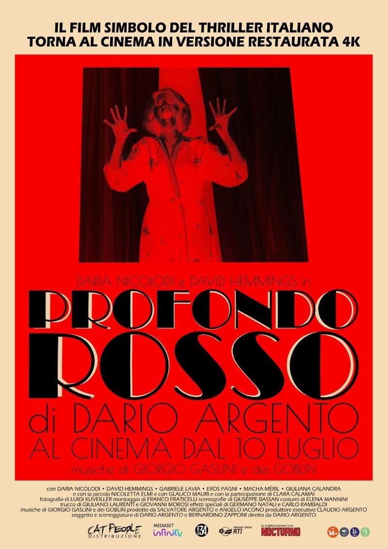 Le chef-d'œuvre de Dario Argento revient au cinéma en 4K