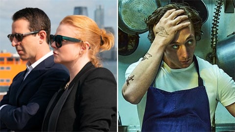 Triumph Succession et The Bear, The Last of Us avec la bouche sèche