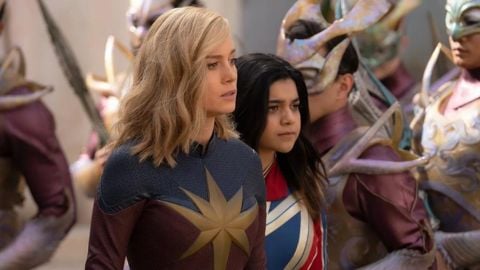 Les Marvels, Carol Danvers et Kamala Khan échangent leurs places au combat dans un nouveau clip