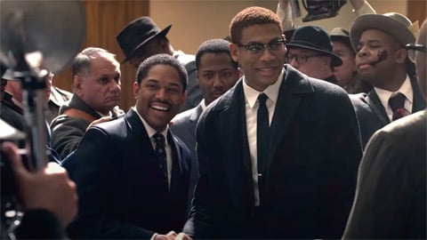Martin Luther King Jr. et Malcolm X dans les premières séquences de la saison 4