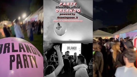 la grande finale est la soirée du film Orlando, My Political Biography