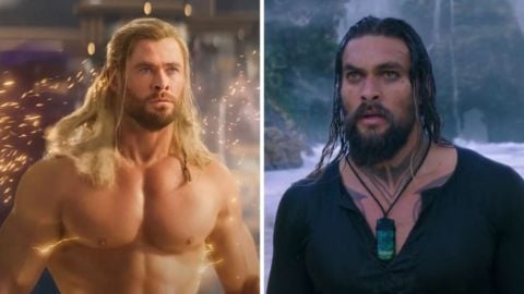 Aquaman 2, Jason Momoa défie les muscles de Thor dans une vidéo des coulisses