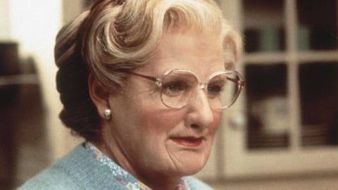 Madame Doubtifre, le réalisateur possède "972 cases de séquences" dans lesquelles Robin Williams improvise : "Voici ce que je vais en faire"