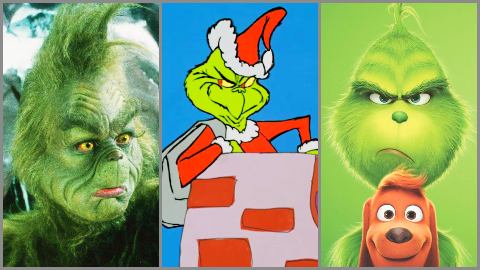 le personnage du Dr.  Seuss entre animation et films réels