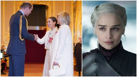 Emilia Clarke récompensée par le prince William pour son engagement social