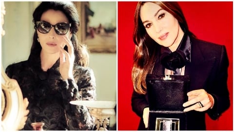 Monica Bellucci reçoit le Nastro d'Argento du protagoniste de l'année pour "elle" Maria Callas