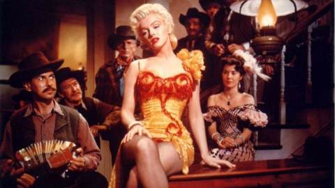 Robert Mitchum s'est retrouvé menotté, Marilyn a risqué de se noyer.  Tout sur le western à la télé ce soir