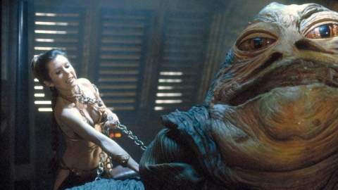 Carrie Fischer a été dégoûtée par les scènes avec Jabba le Hutt... et s'est vengée à la première occasion !