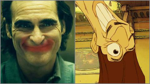 Folie à Deux s'ouvre sur un dessin animé de Sylvain Chomet du Rendez-vous à Belleville et L'Illusionniste