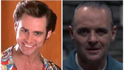 Qu'ont en commun Hannibal Lecter et Ace Ventura ?  Jim Carrey l'a découvert en dînant avec Anthony Hopkins