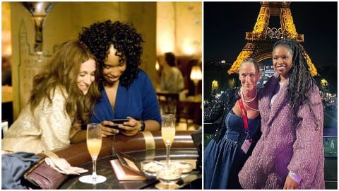 Sarah Jessica Parker et Jennifer Hudson se retrouvent à Paris, les retrouvailles à l'occasion des JO