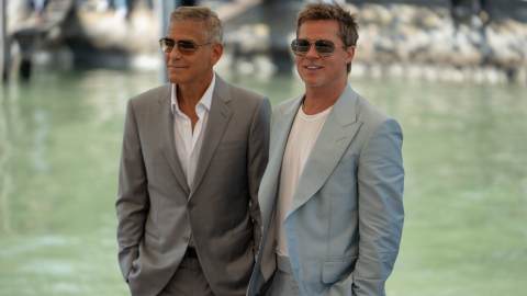 George Clooney et Brad Pitt, star du film, Edward Berger réalise