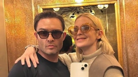 Le doux selfie d'Ed Westwick et Kelly Rutherford