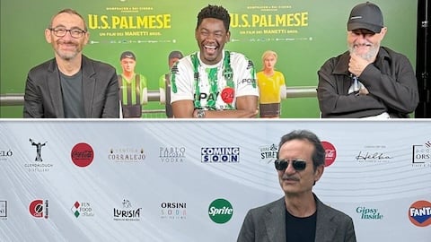 Les Manetti Bros et Rocco Papaleo au Coming Soon Space inaugurent les activités pour les personnes accréditées et les délégations de films et séries
