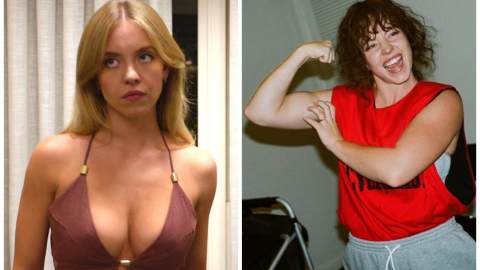 Sydney Sweeney, look déformé pour incarner la boxeuse Christy Martin : photos du tournage