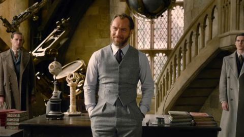Les Animaux Fantastiques, Jude Law a écrit une blague sur Dumbledore qui a fini dans la franchise