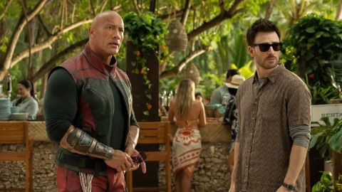 3 curiosités sur l'aventure de Dwayne Johnson et Chris Evans