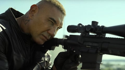 voici la bande annonce italienne de la comédie d'action avec Dave Bautista