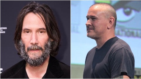 Keanu Reeves qualifie le film mystérieux qu'il s'apprête à tourner avec Tim Miller de "Le Jour de la marmotte avec les requins".