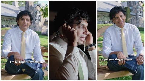 M. Night Shyamalan ouvre une chaîne YouTube et dans la vidéo de présentation il se montre tendre, poli et divinement décontracté chic