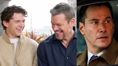 Matt Damon rêvait de jouer dans le film culte le plus célèbre avec Keanu Reeves : Tom Holland ne l'a jamais vu